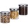 Relaxdays Vorratsdosen 11,0 cm hoch transparent 380,0 ml, 3 St.