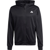 adidas Herren Kapuzenjacke TR-ES+FZ schwarz | XL