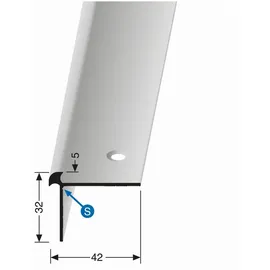 küberit Treppenkantenprofil 32 x 42 x 250 cm Aluminium