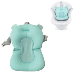 Chipolino Babybadewannen Netz und Kissen Multi, Kunststoffbügel, ab Geburt türkis