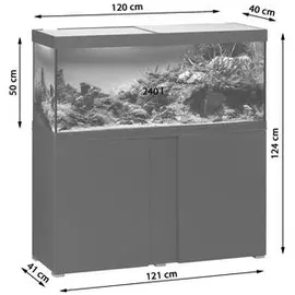Eheim Aquarium-Kombination VivalineLED 240 Anthrazit 240 l