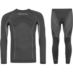 THERMOUNTERWÄSCHE HERREN MIT DAUMENLOCH grau XL