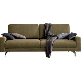 HÜLSTA sofa 2,5-Sitzer »hs.450«, Armlehne niedrig, Fuß chromfarben glänzend, Breite 184 cm grün