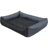 Doggy Hobbydog XXL LECCZG2 Hundebett Eco Größe XXL - 105 X 75 cm Schwarz - Grau Bett Matratze Eco, XXL, Multicolored, 2.75 kg