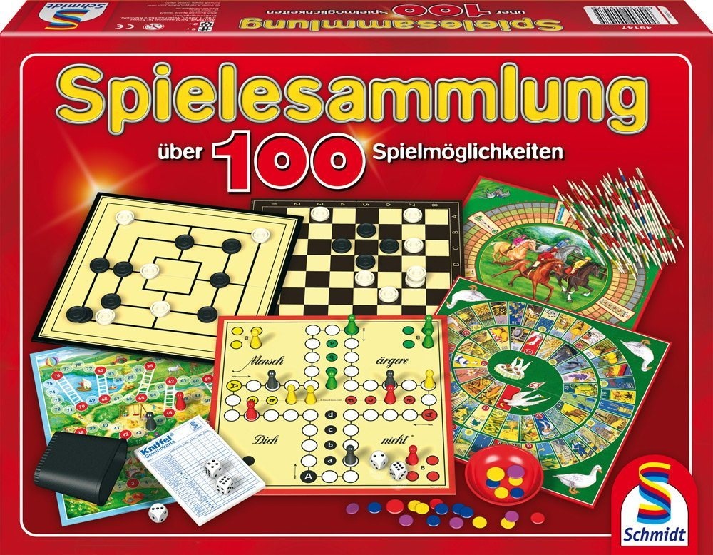 Schmidt Spiele Spiel, Spielesammlung 100 Spielmöglichkeiten 49147