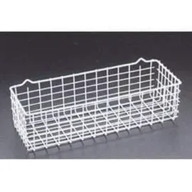Metaltex Allzweckkorb Aufbewahrungskorb Metall 12 x 33 x 12 cm weiß