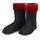 Ladeheid Kinder Mädchen Jungen Wärmende Stiefelsocken für Gummistiefel Innenschuh KL045 (Rot, 27 EU). - 27