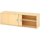 bümö Lowboard, Ahorn, Holzwerkstoff, Ahorn, 2 Fächer, Rechteckig, 160x52x40 cm, FSC Mix, Arbeitszimmer, Aktenschränke
