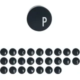 Design Letters MyCharger (A-Z), Persönliches Ladegerät (EU, Type A) | Schnellladung. Sicher und intelligent Laden | Schwarz | Kompatibel mit iPhone Buchstabe