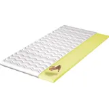 Viscoschaum-Topper Matratzentopper SOLT DELUX 80x200x6 cm - Weiß