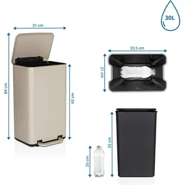 HJH Office Clean Beva 30 l Beige