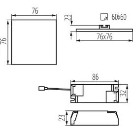 KANLUX Arel 6W Weiß