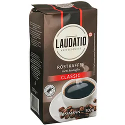 LAUDATIO Classic Kaffee, gemahlen Arabica- und Robustabohnen 500,0 g