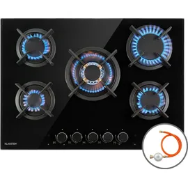 Klarstein Gasherd Gaskochfeld 5 Flammen
