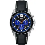 Lacoste Uhren Herrenuhr Seattle Chronograph 2010752 - Schwarz/Schwarz