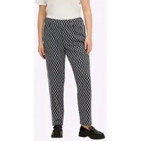 sheego Joggpants Sportlich Schwarz 50