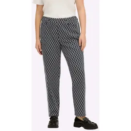 sheego Joggpants Sportlich Schwarz 50