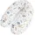 Amilian Stillkissen 170 cm Patchwork Grau