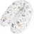 Amilian Stillkissen 170 cm Patchwork Grau
