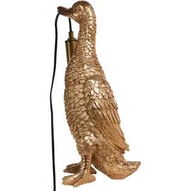 Beliani Tischlampe Ente Anatis Gold