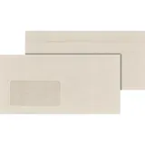 MAILmedia Briefumschlag 30005366 DL mit Fenster selbstklebend 75g, grau 1000 Stück