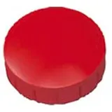 Maul Rundmagnet Solid 20 mm 0,3 kg Haftkraft 10 Stück rot Packung mit 24 Stück