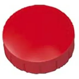 Maul Rundmagnet Solid 20 mm 0,3 kg Haftkraft 10 Stück rot Packung mit 24 Stück