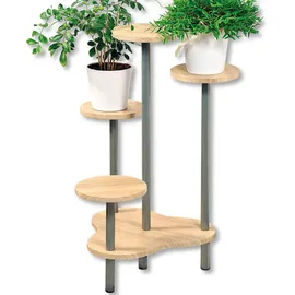 KESPER Blumenständer Eiche Spanplatte B/H/T: ca. 64,5x72,5x46 cm