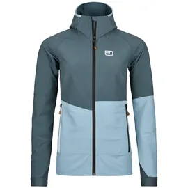 Ortovox Damen Punta Berrino Hoodie Jacke (Größe XL, grau)