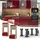 Vicco Geräteumbauschrank Fame-Line 60 x 58 x 153,6 cm Rot