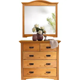 Home Affaire Spiegel HOME AFFAIRE "Konrad", beige (natur), B:93cm H:94cm T:5cm, Glas, Spiegel, aus massiver Kiefer, FSC-zertifiziert