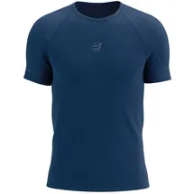 compressport Herren Trail Racing SS T-Shirt blau