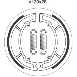 sbs Bremsbacken 2034 Trommelbremsbacken,Bremsbackensatz