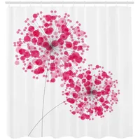 ABAKUHAUS Duschvorhang 175 x 200 cm rosa