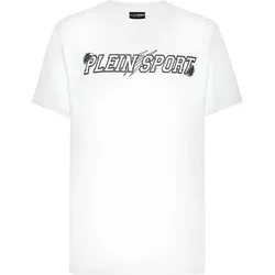 PLEIN SPORT Herren Shirt T-Shirt, Wei?, L