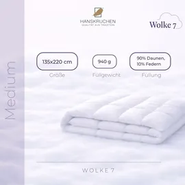HANSKRUCHEN Wolke 7 (840 g, Daune, 220 x 135 cm