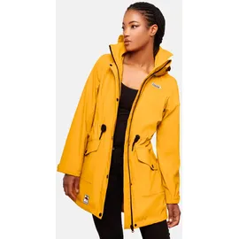 Navahoo Outdoorjacke "Deike", Damen, Gr. XS (34), braun (bernsteinfarben), Oberstoff: 50% Polyurethan, 50% Polyester. Futter: 100% Polyester.