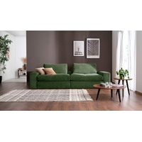 alina Big-Sofa »Sandy«, 266 cm breit und 98 cm tief, in modernem Cordstoff grün