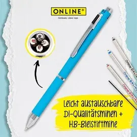 Online Schreibgeräte Kugelschreiber Multipen Blau 0,6 mm 1 St.