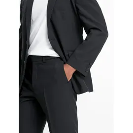 bonprix Anzug in Regular Fit", (2-tlg. Set), schwarz Gr.52, Klassischer Anzug mit praktischen Taschen und stillvoller Bequembundhose