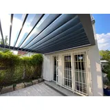 wismar nfi Lamellen Terrassenüberdachung 480 x 398 x 265 cm grau