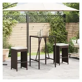vidaXL Gartenstuhl 43 x 82 x 76 cm braun 2 St.