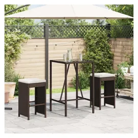 vidaXL Gartenstuhl 43 x 82 x 76 cm braun 2 St.