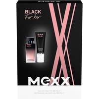 Mexx Black for Her Eau de Toilette 30 ml + Shower Gel 50 ml Geschenkset