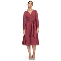 Vera Mont Cocktailkleid Vera Mont Cocktailkleid mit Gürtel Design rot 42