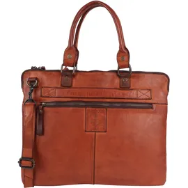Harbour 2nd Urban Poets Vega Laptoptasche Leder 38 cm braun