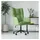 vidaXL Relaxsessel Hellgrün Samt 61 x 69 x 65 cm Grün mit Rollen