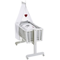 roba Wiegenset, Textil/Polyester, weiß - weiss