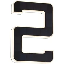 Paulmann 79843 Solar-Hausnummernleuchte LED Hausnummernleuchte inkl. wechselbarer Akku wechselbar