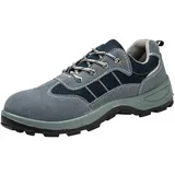 Atmungsaktive Schuhe Herren Leder & Mesh Laufschuhe Sicherheitsschuhe Anti-Punktur Arbeitsschuhe Casual Outdoorschuhe Bequem Wanderhalbschuhe Trekkingschuhe Outdoor Freizeitschuhe Trekkingschuhe - 37 EU